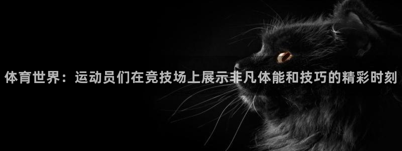 谈球吧：体育世界：运动员们在竞技场上展示非凡体能和技巧的精彩时刻